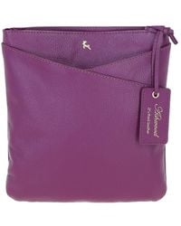 Ashwood Leather - 'Curvo' Real Crossbody Bag - Lyst