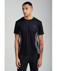 Foray - Short Sleeve Technical Tonal Panelled Sports T-Shirt - Lyst