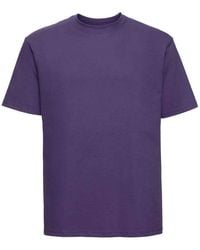 Russell - Ringspun Cotton Classic T-Shirt - Lyst