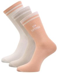 Superga - Adult Ribbed Knitted Socks (Pack Of 3) /Tan) - Lyst