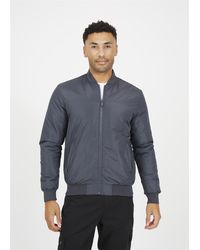 Brave Soul - Padded Bomber Jacket Zip Up - Lyst