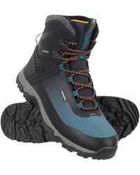 Mountain Warehouse - 'Polar' Ice Grip Boots Waterproof Cosy Winter Shoes Textile - Lyst