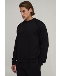 BoohooMAN - Essential Regular Fit Raglan Sleeve Sweater - Lyst