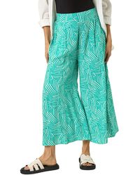Roman - Geometric Print Cullotte Trousers - Lyst