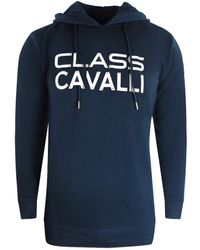 Roberto Cavalli - Reverse Logo Hoodie Cotton - Lyst