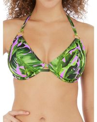 Freya - Jungle Oasis Halter Bikini Top - Lyst