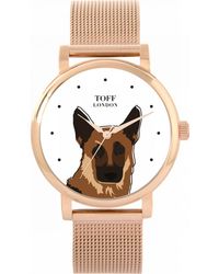 Toff London - Tlws-21843 Ladies German Shepherd Dog Head Watch - Lyst