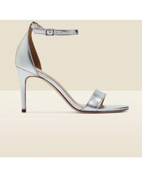 Sosandar - Nia Leather Barely There High Heel Sandal - Lyst