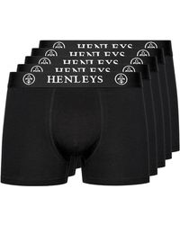 Henleys - Mcblacken Boxer Shorts (Pack Of 5) - Lyst