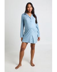 Boohoo - Maternity Piping Detail Nightie - Lyst