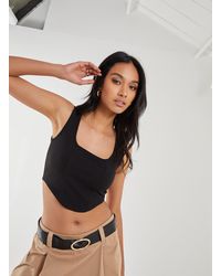 Pink Vanilla - Corset Vest Top - Lyst