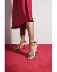 Where's That From - Wheres 'Viola' Multi Strap Heel With Buckle Ankle Closure - Lyst