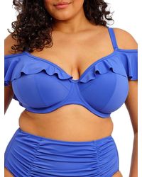Elomi - Plain Sailing Ruffle Bikini Top - Lyst