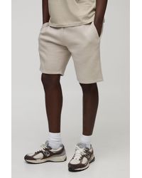 BoohooMAN - Loose Fit Mid Length Basic Shorts - Lyst