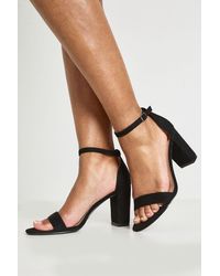 Boohoo - Mid Block 2 Part Heels - Lyst