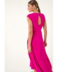 Roman - Fit & Flare Midi Dress - Lyst