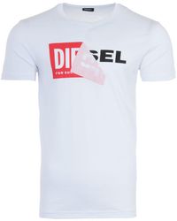 DIESEL - T-diego Double Logo T-shirt - Lyst