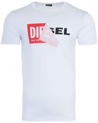 DIESEL - T-diego Double Logo T-shirt - Lyst