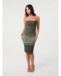 Pink Vanilla - Ombre Mesh Midi Dress - Lyst