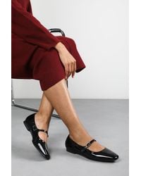 Where's That From - Wheres 'Jordan' Mary Jane Flats With Buckle Strap - Lyst