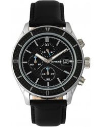 Breed - Maverick Chronograph Leather-Band Watch W/Date - Lyst