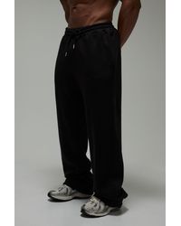 BoohooMAN - One More Rep Straight Leg Embossed Joggers - Lyst