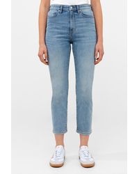French Connection - Mid Cotton Stretch Cigarette Style Ankle Grazer Denim Jean - Lyst