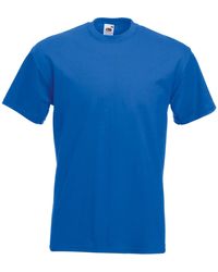 Fruit Of The Loom - Super Premium Short Sleeve Crew Neck T-Shirt - Lyst