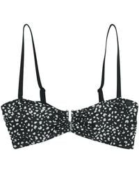 Regatta - Aceana Iii Polka Dot Bikini Top (zwart/wit) - Lyst