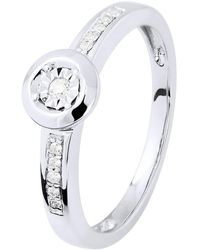 Diadema - Diamond Solitaire Supported 0,070 Cts Illusion 1 Ct - Lyst