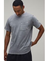 BoohooMAN - Essential Washed Regular Fit Front Pocket T-Shirt - Lyst
