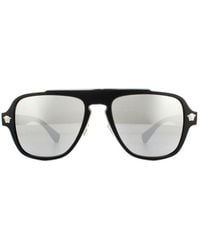 Versace - Sunglasses Ve2199 10006G Matte Dark Mirror - Lyst