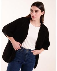 Blue Vanilla - Knitted Mid Length Cardigan - Lyst