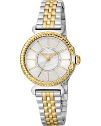 Roberto Cavalli - Rc5L061M0085 Quartz & Mop Stainless Steel 5 Atm 30 Mm - Lyst