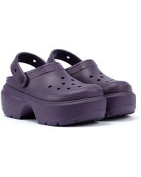 Crocs™ - Stomp Frauen Dark Iris Clogs - Lyst