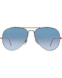 Ray-Ban - Aviator Gradient Light Sunglasses Metal (Archived) - Lyst