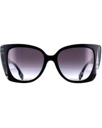 Burberry - Cat Eye With Check Gradient Be4393 Meryl - Lyst
