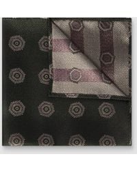 Alexandre Silver Label - Hexagon Medallion Hankerchief - Lyst