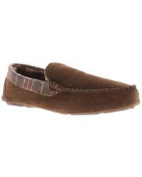Hush Puppies - Moccasin Slippers Andreas Suede Leather - Lyst