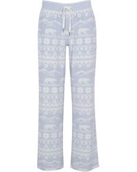 Pj Salvage - Snowflake Wide Leg Pant - Lyst