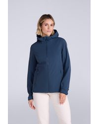 Mountain Warehouse - 'Torino' Packable Softshell Jacket Water-Resistant Hooded Travel Layer Polyamide - Lyst
