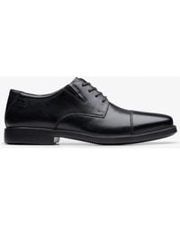 Clarks - Cosgrove Cap Leather Shoes - Lyst