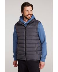 Mountain Warehouse - 'Seasons' Padded Gilet With Two Front Pockets Water Resistant Walking Jacket Polyamide - Lyst
