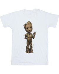 Marvel - I Am Groot Wave Pose T-Shirt Cotton - Lyst