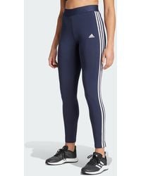 adidas - Essentials 3 Stripe Leggings - Lyst