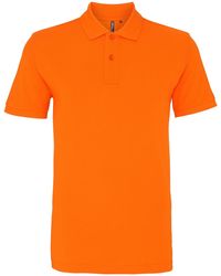 Asquith & Fox - Plain Short Sleeve Polo Shirt Cotton - Lyst