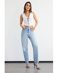 Hiccup - Sleeveless V-Neck Tie-Front Top - Lyst