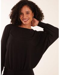 Blue Vanilla - Cut And Sew Batwing Top - Lyst
