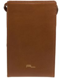 Pure Luxuries - Lana' Nappa Leather Cross Body Phone Bag - Lyst