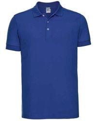Russell - Pique Stretch Polo Shirt (Bright Royal) - Lyst